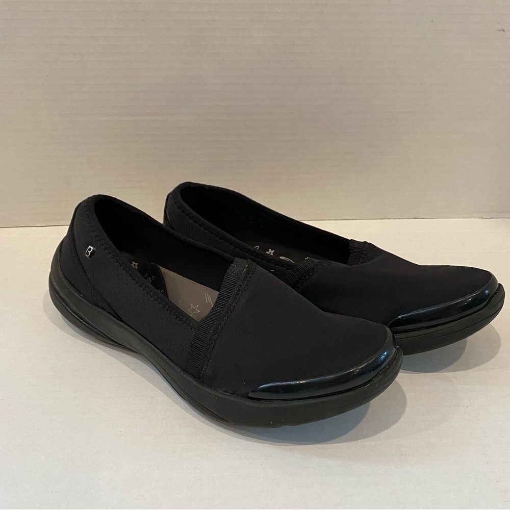 BZEES Lollipop Slip On Comfort Shoes Women's Size 9.5 Black